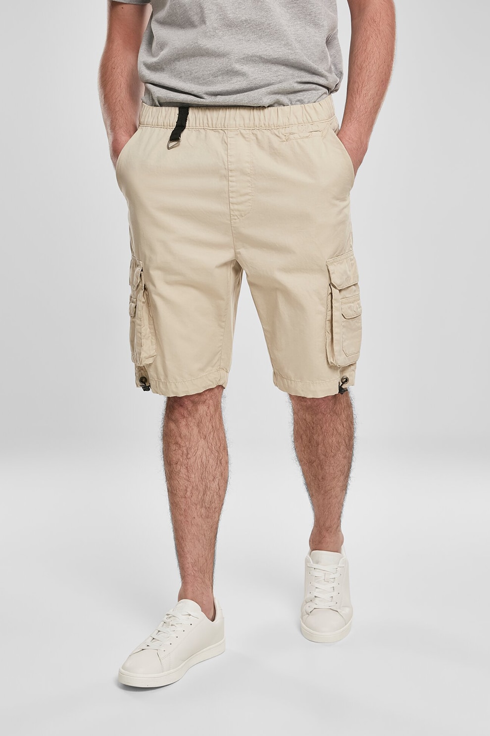 Urban Classics, Bermude cargo de bumbac, Camel, L