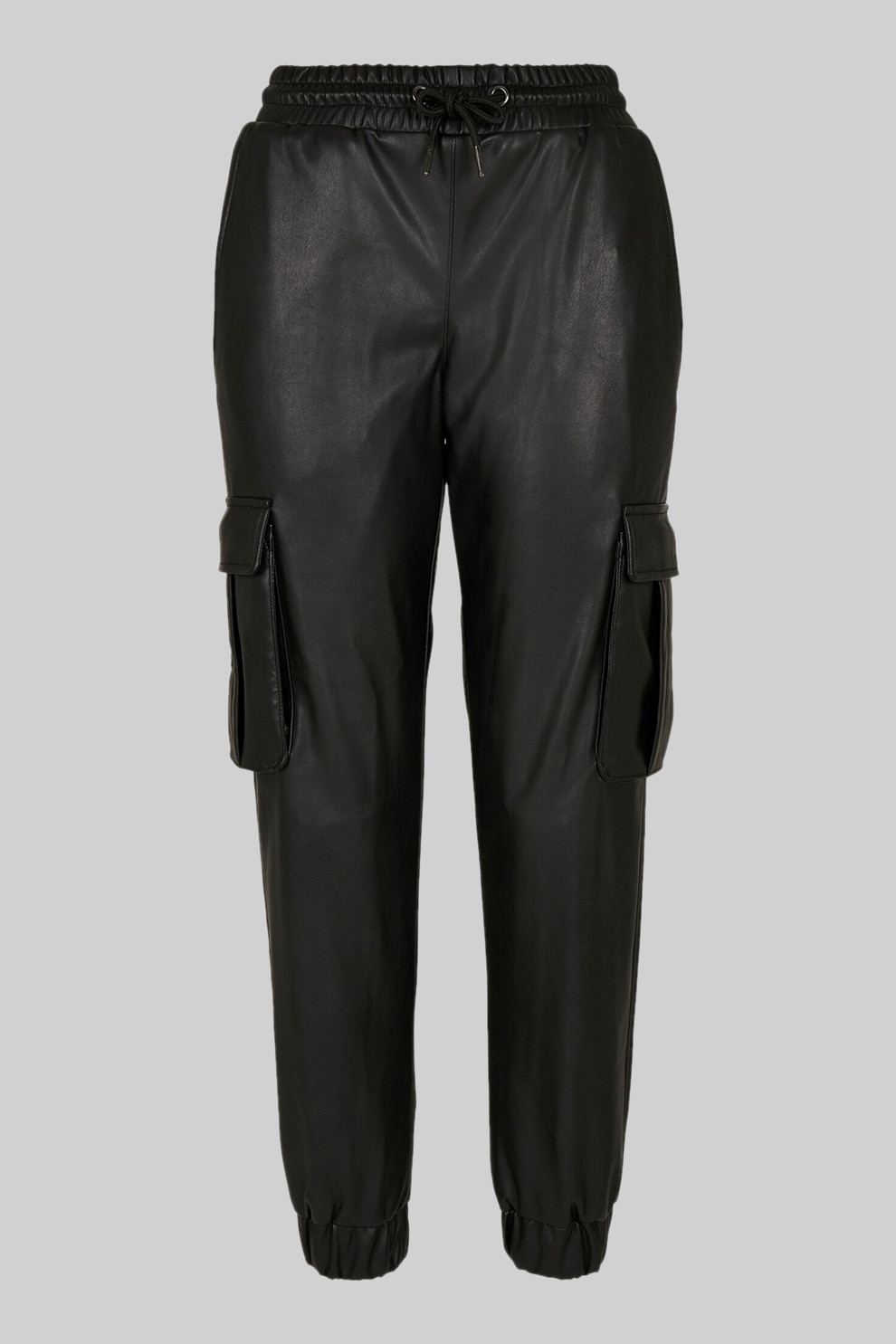 Urban Classics, Pantaloni cargo din piele ecologica