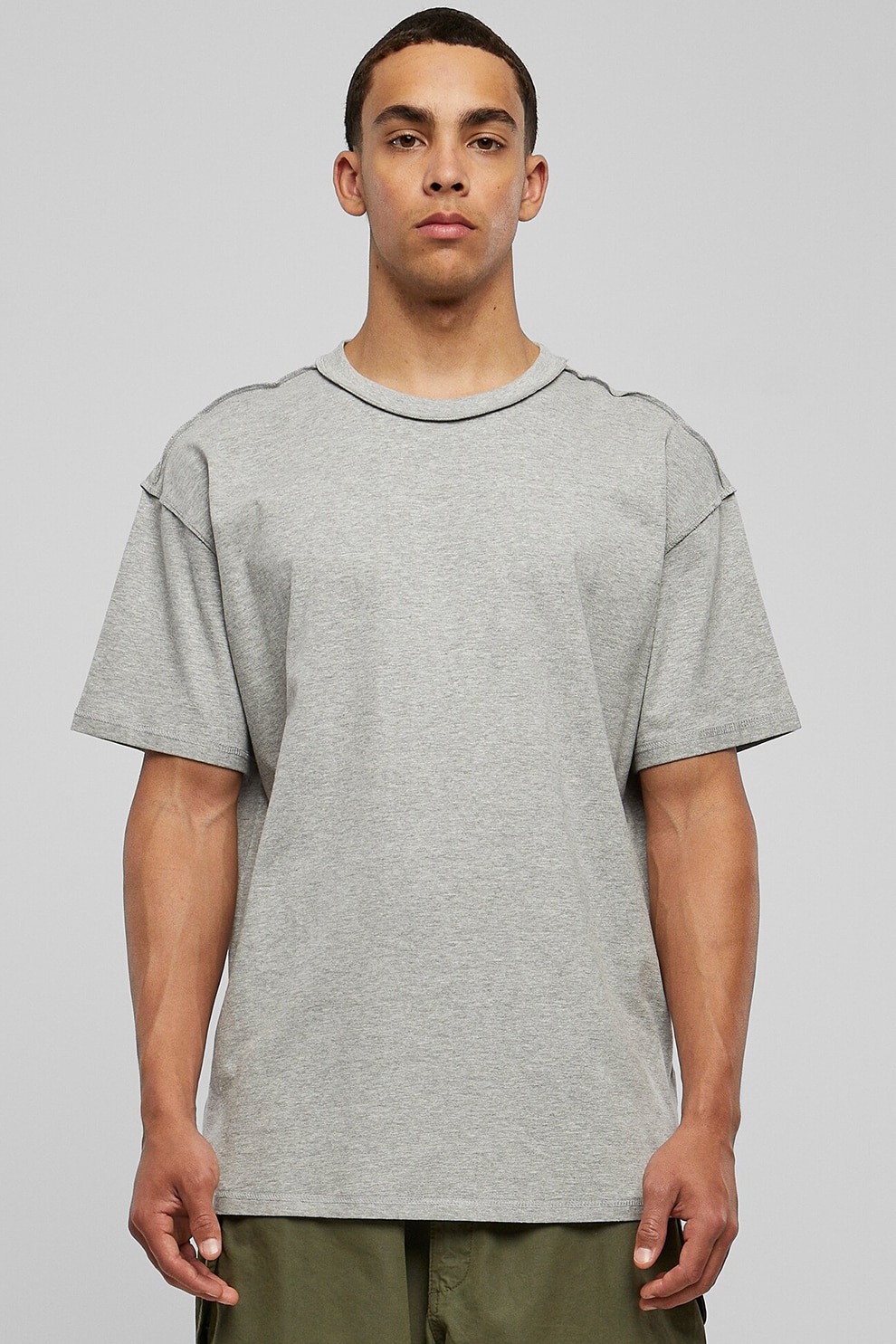 Urban Classics, Tricou lejer, Gri melange, M