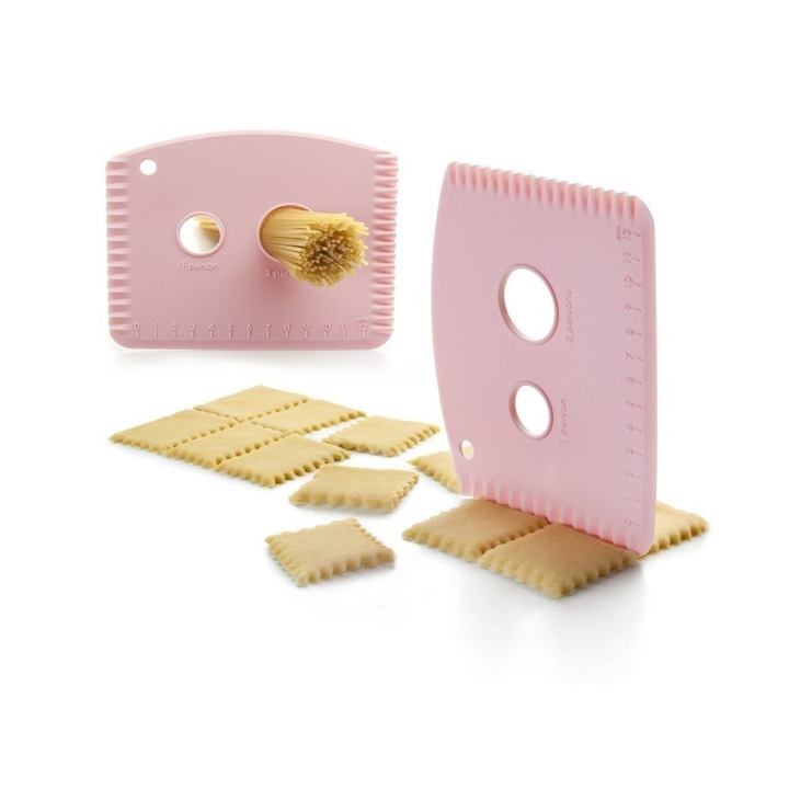Racleta aluat Ibili, plastic, 12x12 cm