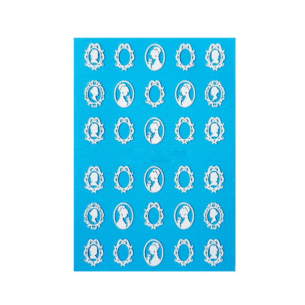 Stickere Unghii Pe Baza De Apa 3D, Cod VNA 3D-035, Brand E-Unghii