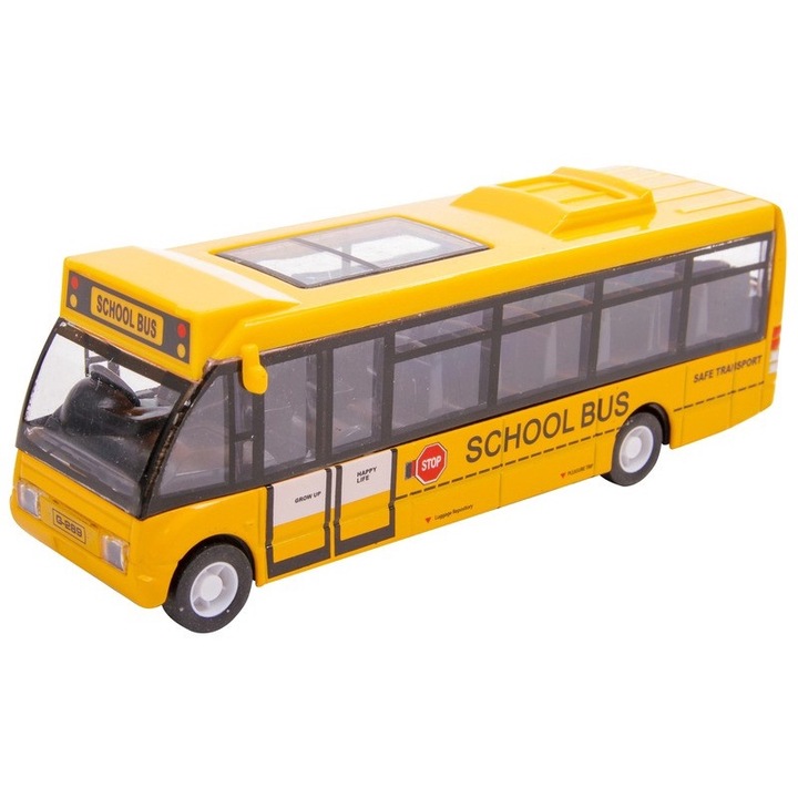 Iskolabusz – 1:146 Méretarányban