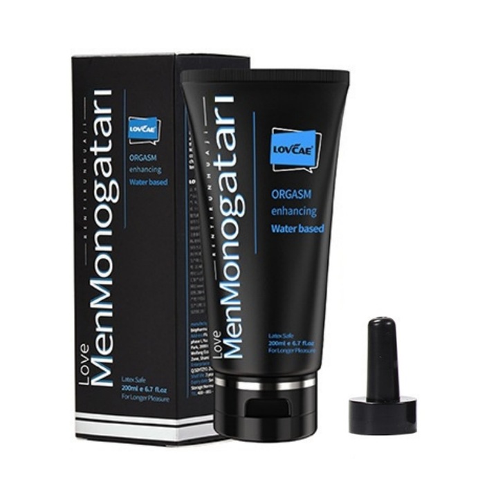 Erotikus síkosító, vízbázisú, 2 az 1-ben, hüvelyi és anális masszázsolaj, nagy teljesítményű orgazmikus gél, könnyen tisztítható, adagolófejes kialakítás, könnyen használható, AjieQaQ, 200ml