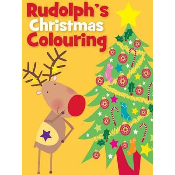 Christmas Colouring Rudolph