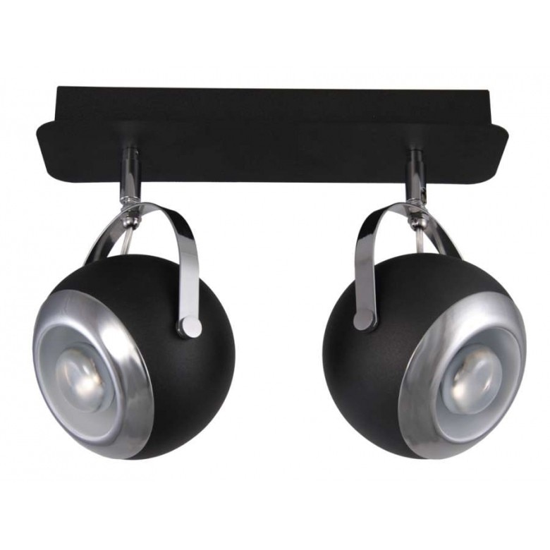 Aplica Lis-Lighting Scotti, 2x40W, Negru