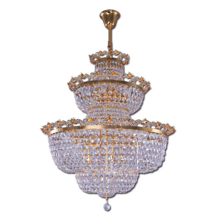 Candelabru LIS La Scala, 21 x 40 W, Auriu