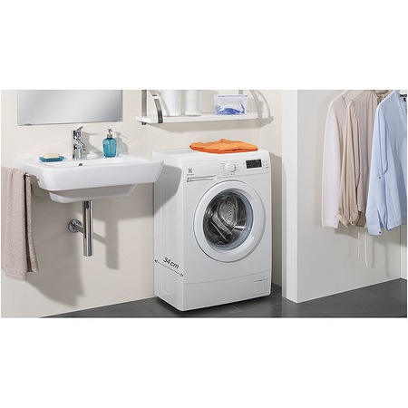Masina de spalat rufe Electrolux EWS31264SU, Time Manager, Slim, 6 kg, 1200 RPM, Clasa A+++, Alb