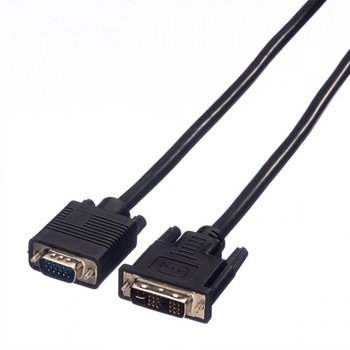 Cablu VGA la DVI-I T-T 5m, Value 11.99.5449 Cablu VGA la DVI-I T-T 5m, Value 11.99.5449
