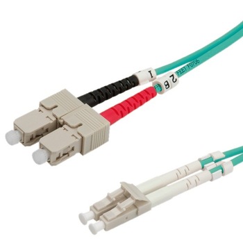 Cablu fibra optica LC-SC OM3 duplex multimode 0.5m, Value 21.99.8710 Cablu fibra optica LC-SC OM3 duplex multimode 0.5m, Value 21.99.8710