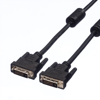 Cablu DVI-D Dual Link 24+1pini T-T 1m, Value 11.99.5521 Cablu DVI-D Dual Link 24+1pini T-T 1m, Value 11.99.5521