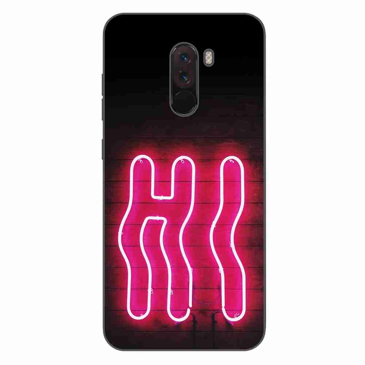 Кейс съвместим с Xiaomi Pocophone F1 Silicone Gel Tpu Модел Neon Hi