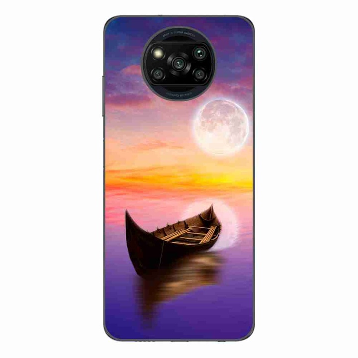 Кейс съвместим с Xiaomi Poco X3 Pro Silicone Gel Tpu Модел Moonlit Serenity