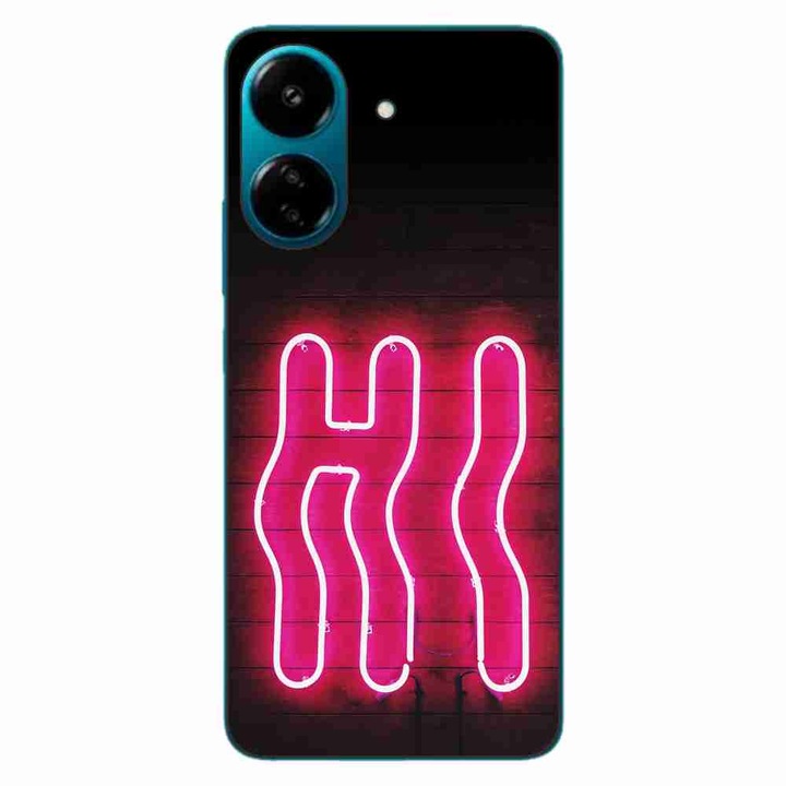 Кейс съвместим с Xiaomi Redmi 13C 4G Silicone Gel Tpu Модел Neon Hi