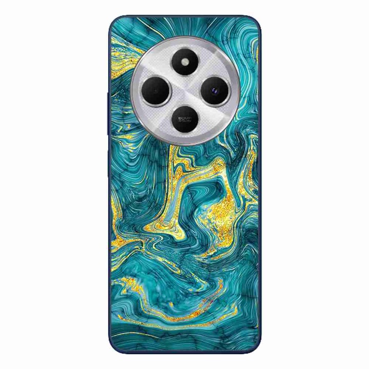 A tok kompatibilis a Xiaomi Redmi 14C Silicon Gel Tpu Pattern Abstract Gemstone Glow termékkel