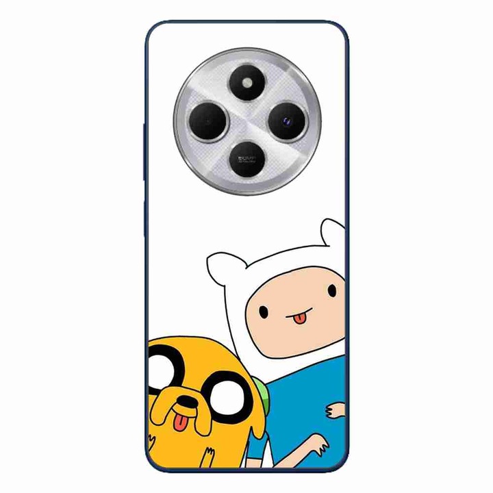 A tok kompatibilis a Xiaomi Redmi 14C Silicon Gel Tpu Finn és Jake Tongues modellekkel
