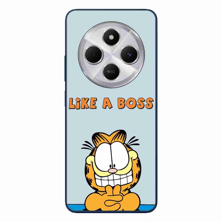 A tok kompatibilis a Xiaomi Redmi 14C Silicon Gel Tpu Pattern Garfield Like A Boss-szal