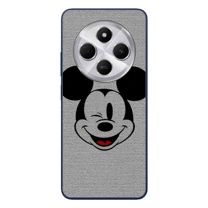 A tok kompatibilis a Xiaomi Redmi 14C Silicone Gel Tpu Mickey mintával