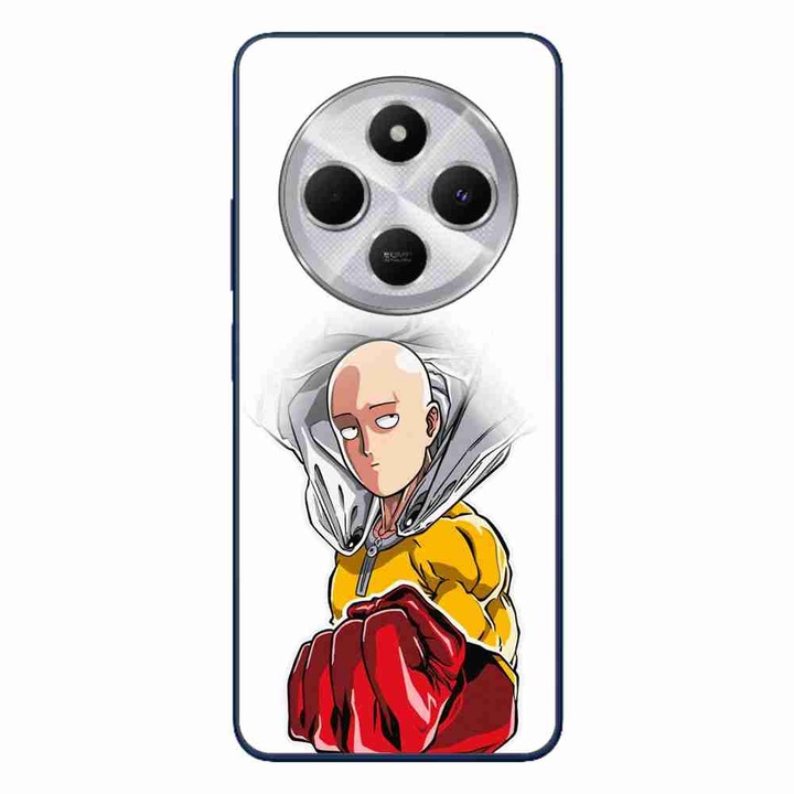 A tok kompatibilis a Xiaomi Redmi 14C Silicone Gel Tpu Model One Punch Man Saitama termékkel