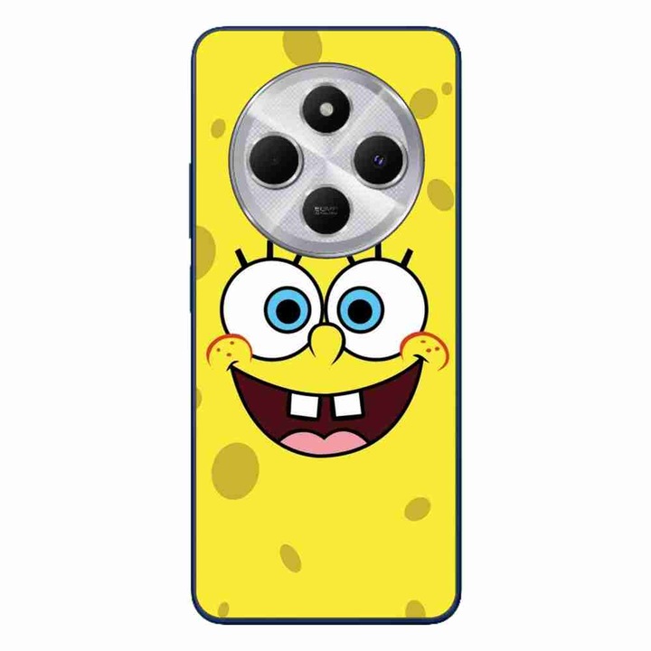 A tok kompatibilis a Xiaomi Redmi 14C Silicone Gel Tpu Pattern Spongebob Happy termékkel