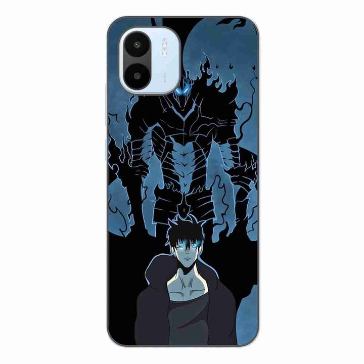 Кейс съвместим с Xiaomi Redmi A1 Silicone Gel Tpu Model Solo Leveling Igris