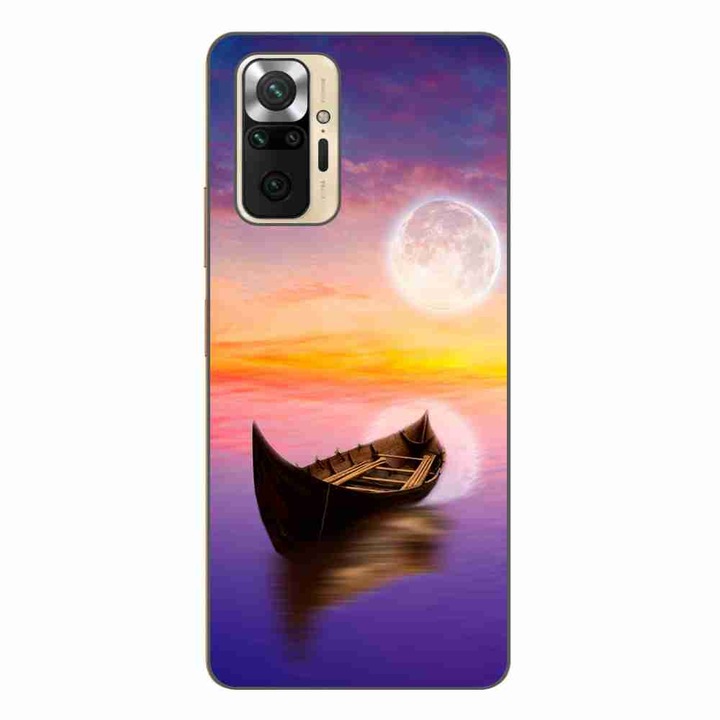 Кейс съвместим с Xiaomi Redmi Note 10 Pro Silicone Gel Tpu Модел Moonlit Serenity