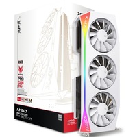 Placa video XFX Mercury AMD Radeon RX 9070XT OC White Magnetic Air Edition, 16GB GDDR6, 256-bit