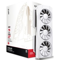Placa video XFX Quicksilver AMD Radeon RX 9070XT White Gaming Edition, 16GB GDDR6, 256-bit