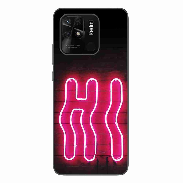 Кейс съвместим с Xiaomi Redmi 10C Silicone Gel Tpu Модел Neon Hi