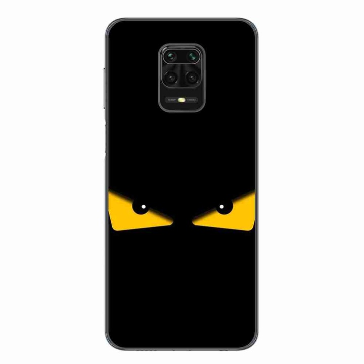 A tok kompatibilis a Xiaomi Redmi Note 9 Pro Silicone Gel Tpu Model Mad Eyes termékkel