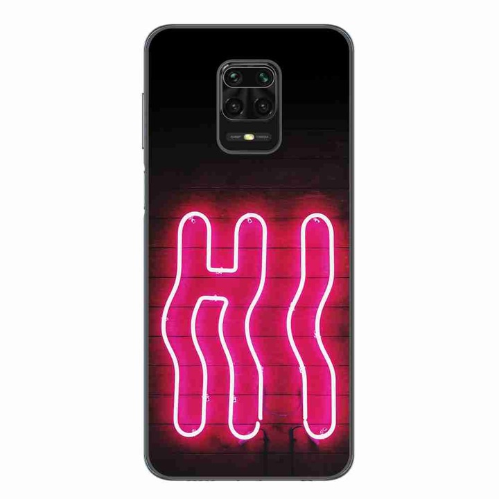 Кейс съвместим с Xiaomi Redmi Note 9 Pro Silicone Gel Tpu Модел Neon Hi