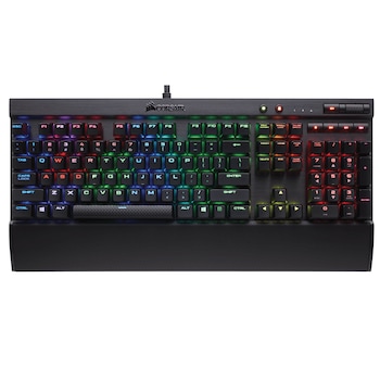 Tastatura mecanica gaming Corsair K70 LUX RGB, iluminare RGB, switch MX Red, Negru Tastatura mecanica gaming Corsair K70 LUX RGB, iluminare RGB, switch MX Red, Negru