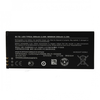 Acumulator Microsoft Battery BV-T5E Li-Ion 2900mAh pentru Lumia 950 / 950 DS, Bulk Acumulator Microsoft Battery BV-T5E Li-Ion 2900mAh pentru Lumia 950 / 950 DS, Bulk