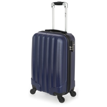 Troler Cabina, ABS, 4 Roti, STELXIS ST 505 - 55 cm, Bleumarin Troler Cabina, ABS, 4 Roti, STELXIS ST 505 - 55 cm, Bleumarin