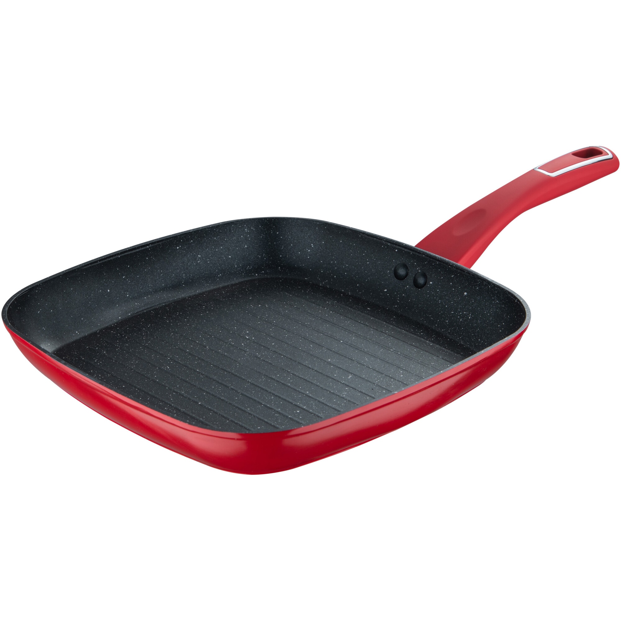 Tigaie grill Bergner Red line, aluminiu forjat, inductie, 28 cm