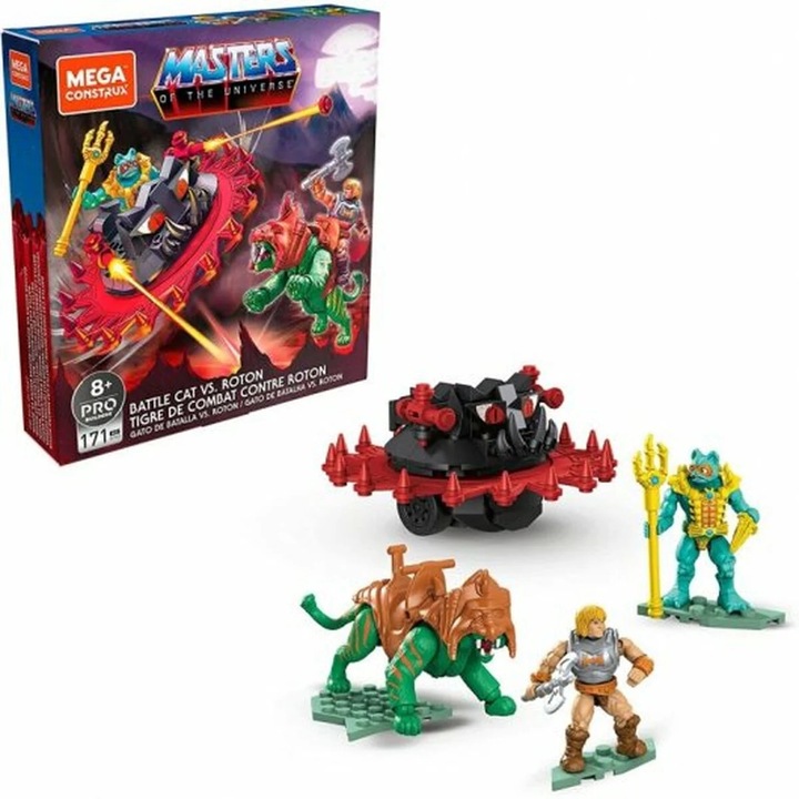 Фигурки Mattel Battle Cat vs Roton, 5 части, пластмаса, 2020 г., за деца над 8 години