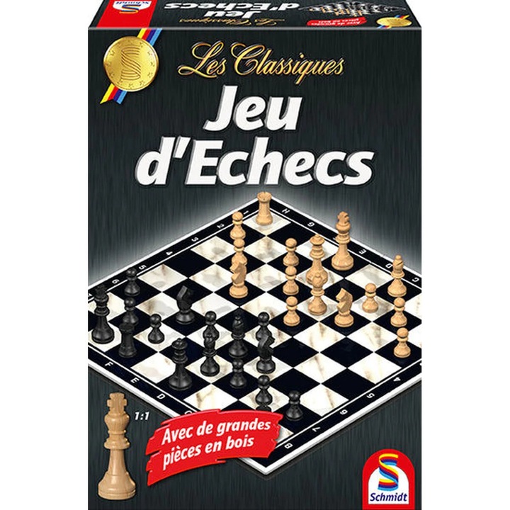 Настолна игра Schmidt Spiele Chess, 2 играча, картон, за деца над 9 години