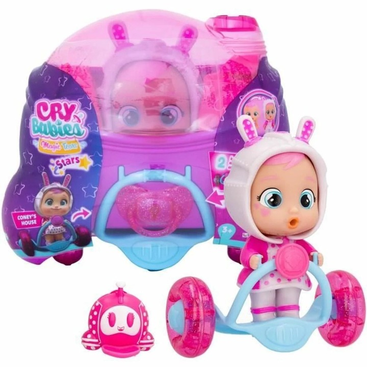 Кукла Cry Babies Magic Tears Stars House, розова, пластмаса, 3 години+