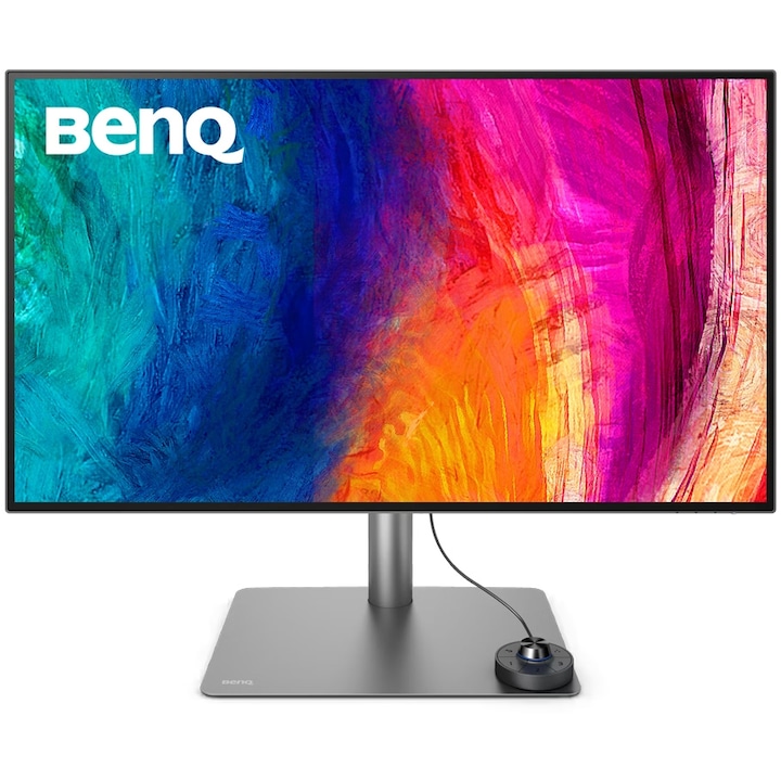 Monitor IPS LED BenQ 31,5" PD3225U, UHD (3840 x 2160), HDMI, DisplayPort, hangszórók, Pivot (szürke)