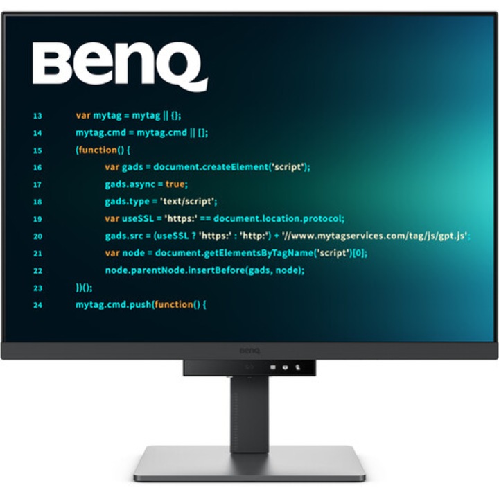 BenQ RD280U monitor, 28.2", IPS, UHD, 3840x2560, HDMI, DisplayPort, USB-C 90W, hangszórók, Pivot, 5ms, fekete