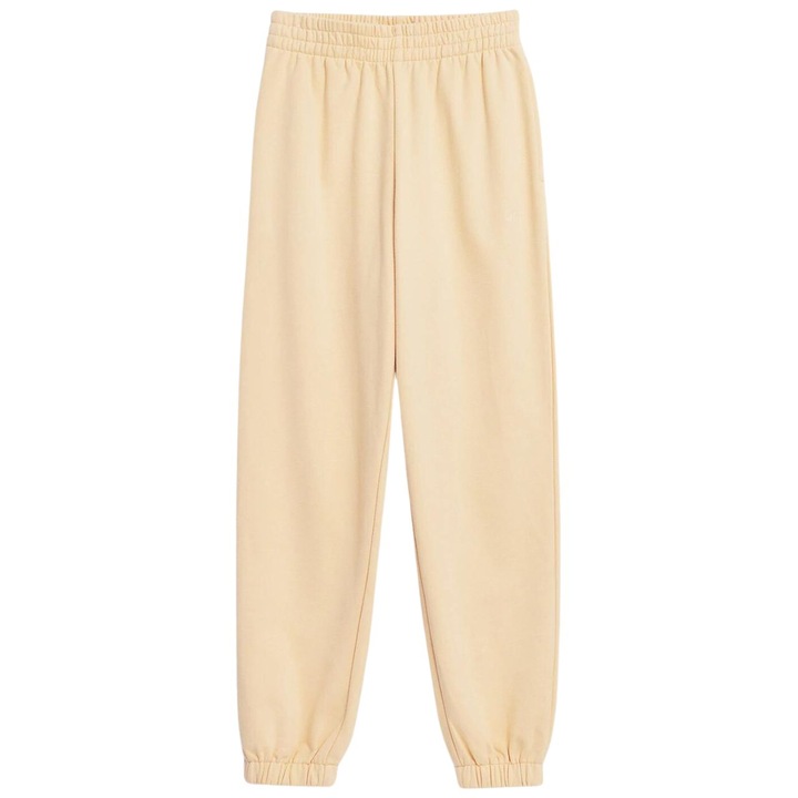 Дамски спортен панталон Tres, F147, светло жълт, памук, ластици, M INTL