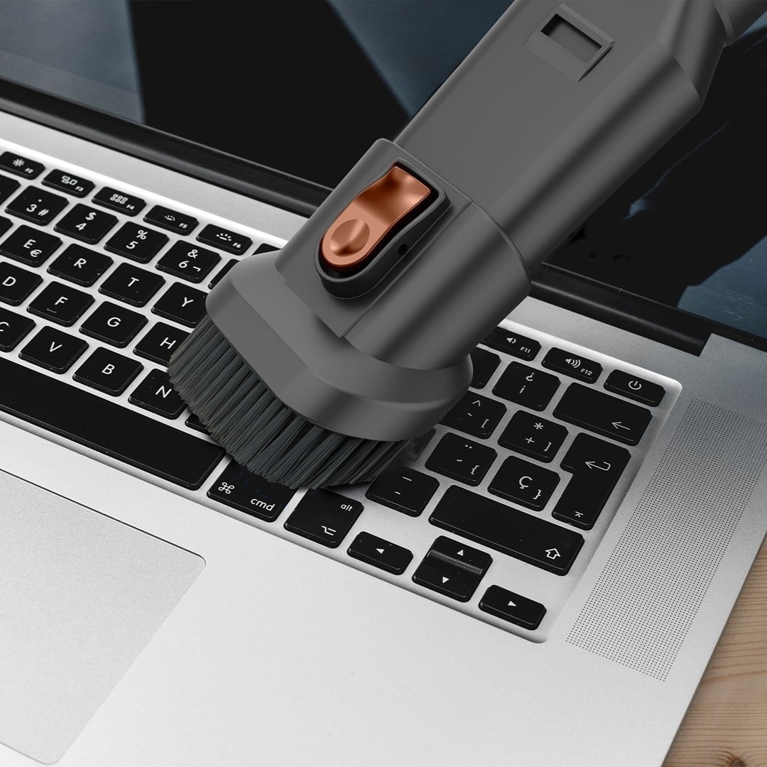 Aspirator fara fir Taurus Homeland Ideal, 150W, 3 etape filtrare, negru-albastru, 500ml