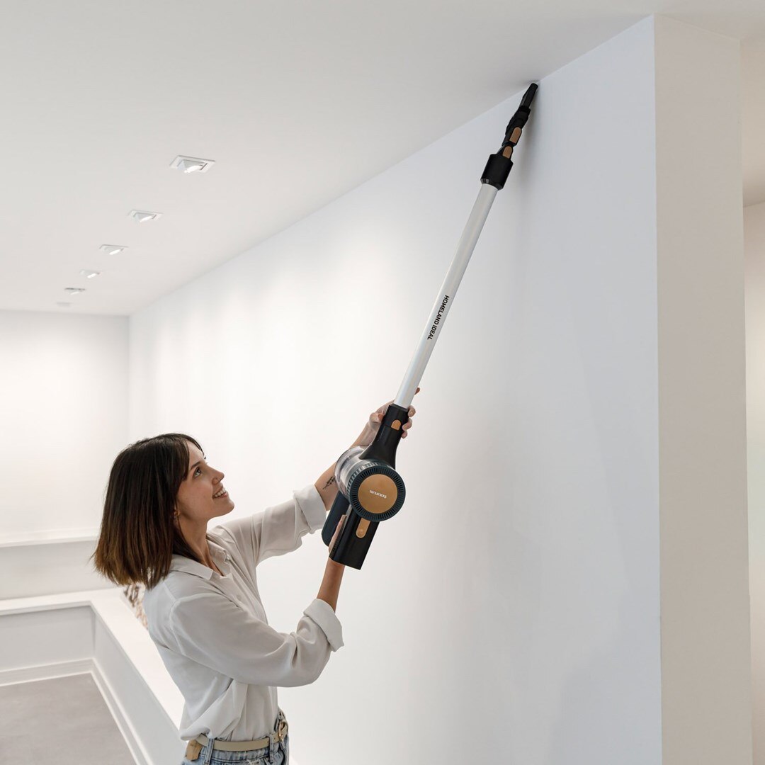 Aspirator fara fir Taurus Homeland Ideal, 150W, 3 etape filtrare, negru-albastru, 500ml