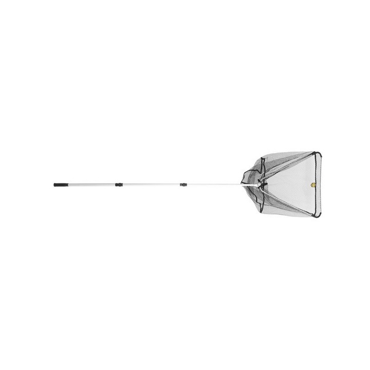 Minciog 240 cm cap triunghiular Delphin 60x60 cm, mijloc din metal, plasa cauciucata ECO, 3 tronsoane