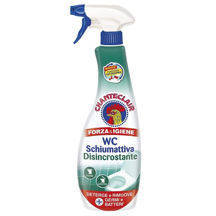 Set 3 Solutie wc spuma activa detartranta Chanteclair Disincrostante 625ml
