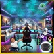 Proiector de stele Astronaut GALAXIA® – Lampa de Noapte pentru Copii, Proiectie 360°, 3D, HD, LED, Alb