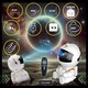Proiector de stele Astronaut GALAXIA® – Lampa de Noapte pentru Copii, Proiectie 360°, 3D, HD, LED, Alb