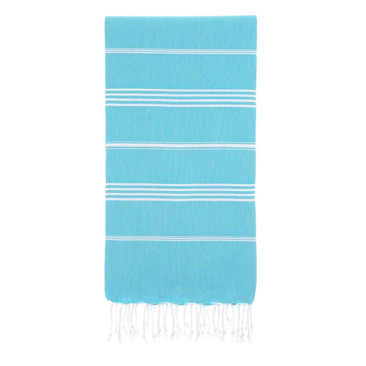 Хавлиена кърпа Peshtemal 100% памук, 100 x 180 см, органично боядисана, TOTO-X-Blue