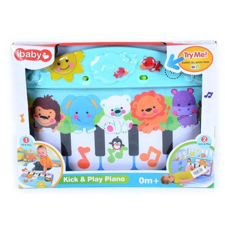 Salteluta muzicala, tip pian, pentru bebelusi, RECW58