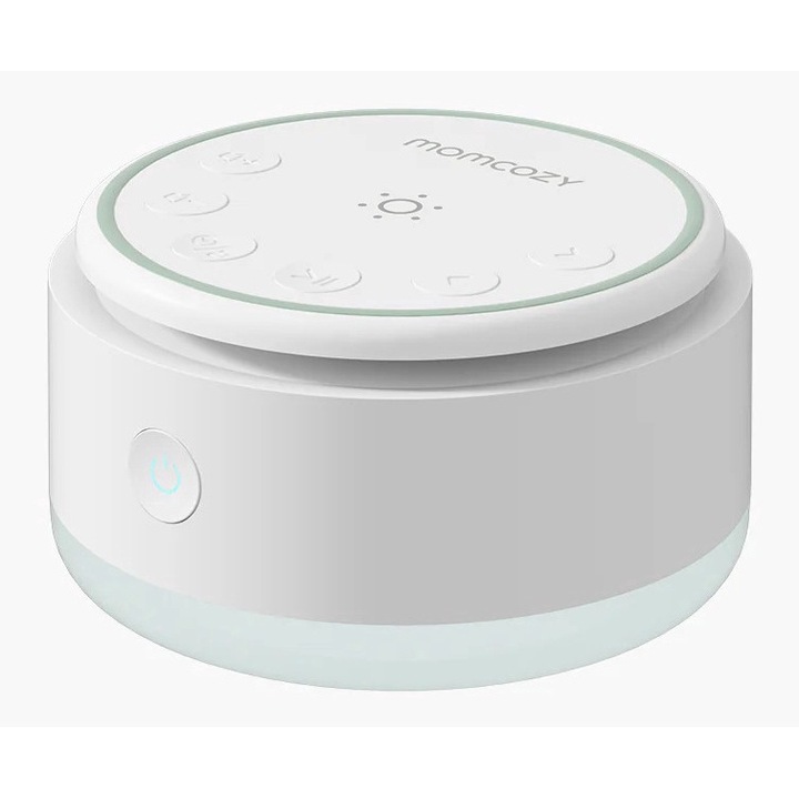 Dispozitiv portabil cu acumulator si Lampa Veghe White Noise 20 de sunete, Timer – Momcozy