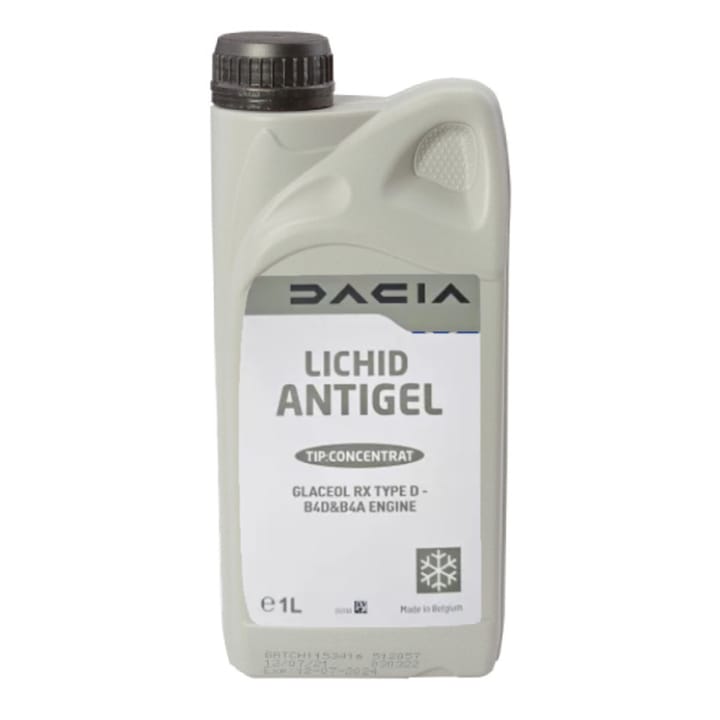 Antigel verde-galbui Dacia Glaceol RX Tip D, -37grd, 1 litru